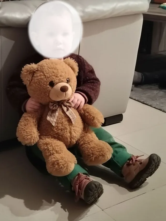 Origineel: Portret met teddybeer